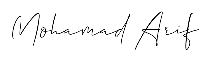 Make your name Mohamad Arif memorable on every contract using Allison_Script autograph style. Instant transparent background export available. Mohamad Arif signature style 2 images and pictures png