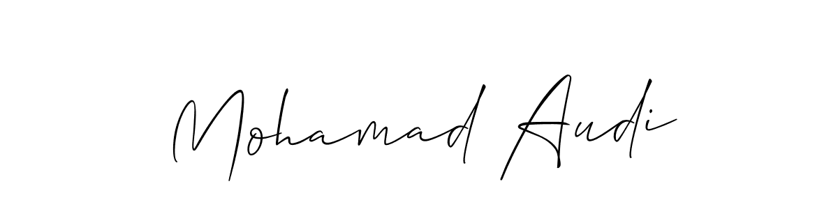 Make a beautiful signature design for name Mohamad Audi. Use this online signature maker to create a handwritten signature for free. Mohamad Audi signature style 2 images and pictures png