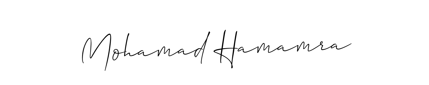 Best and Professional Signature Style for Mohamad Hamamra. Allison_Script Best Signature Style Collection. Mohamad Hamamra signature style 2 images and pictures png