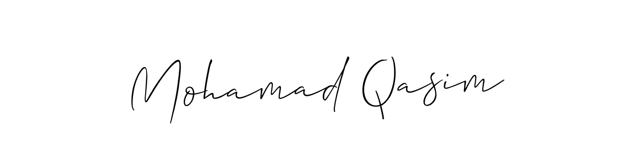 Also You can easily find your signature by using the search form. We will create Mohamad Qasim name handwritten signature images for you free of cost using Allison_Script sign style. Mohamad Qasim signature style 2 images and pictures png