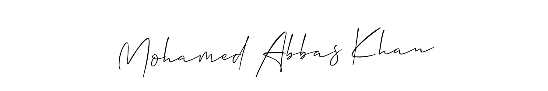 Similarly Allison_Script is the best handwritten signature design. Signature creator online .You can use it as an online autograph creator for name Mohamed Abbas Khan. Mohamed Abbas Khan signature style 2 images and pictures png