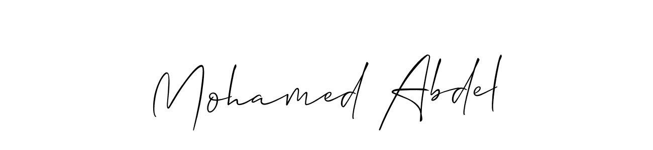 Check out images of Autograph of Mohamed Abdel name. Actor Mohamed Abdel Signature Style. Allison_Script is a professional sign style online. Mohamed Abdel signature style 2 images and pictures png