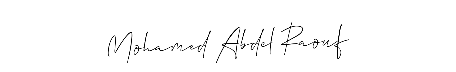 Best and Professional Signature Style for Mohamed Abdel Raouf. Allison_Script Best Signature Style Collection. Mohamed Abdel Raouf signature style 2 images and pictures png