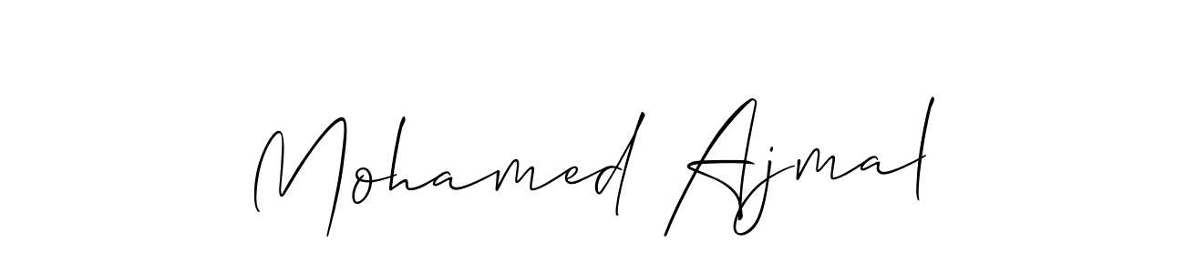 You can use this online signature creator to create a handwritten signature for the name Mohamed Ajmal. This is the best online autograph maker. Mohamed Ajmal signature style 2 images and pictures png