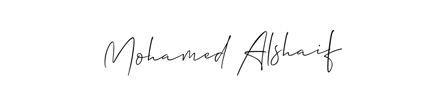 Once you've used our free online signature maker to create your best signature Allison_Script style, it's time to enjoy all of the benefits that Mohamed Alshaif name signing documents. Mohamed Alshaif signature style 2 images and pictures png