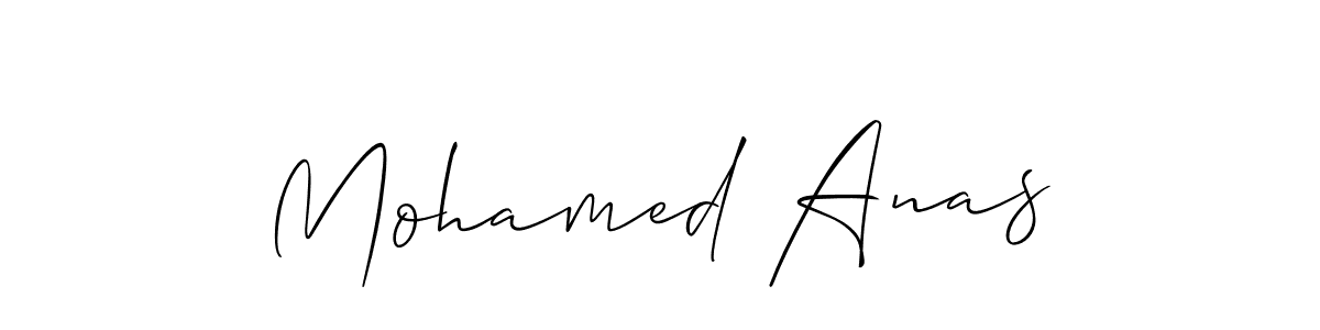 Use a signature maker to create a handwritten signature online. With this signature software, you can design (Allison_Script) your own signature for name Mohamed Anas. Mohamed Anas signature style 2 images and pictures png