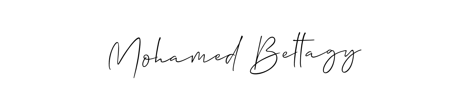 Make a beautiful signature design for name Mohamed Beltagy. With this signature (Allison_Script) style, you can create a handwritten signature for free. Mohamed Beltagy signature style 2 images and pictures png