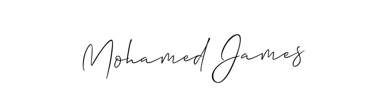 Once you've used our free online signature maker to create your best signature Allison_Script style, it's time to enjoy all of the benefits that Mohamed James name signing documents. Mohamed James signature style 2 images and pictures png