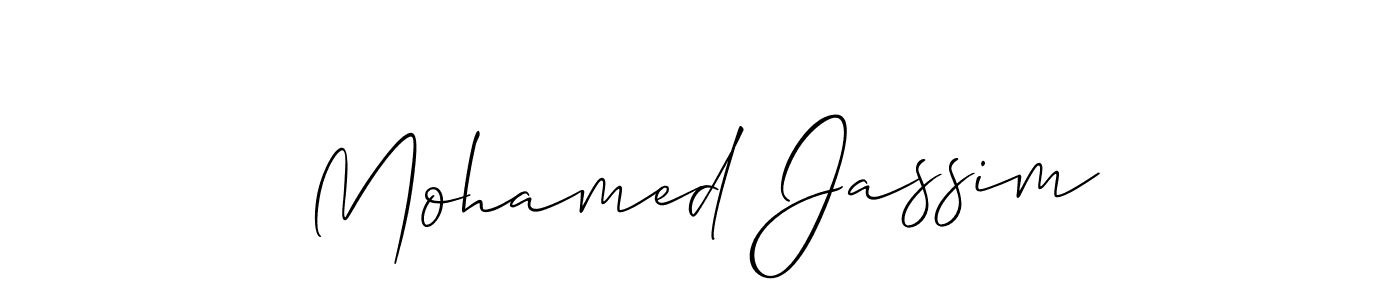 You should practise on your own different ways (Allison_Script) to write your name (Mohamed Jassim) in signature. don't let someone else do it for you. Mohamed Jassim signature style 2 images and pictures png