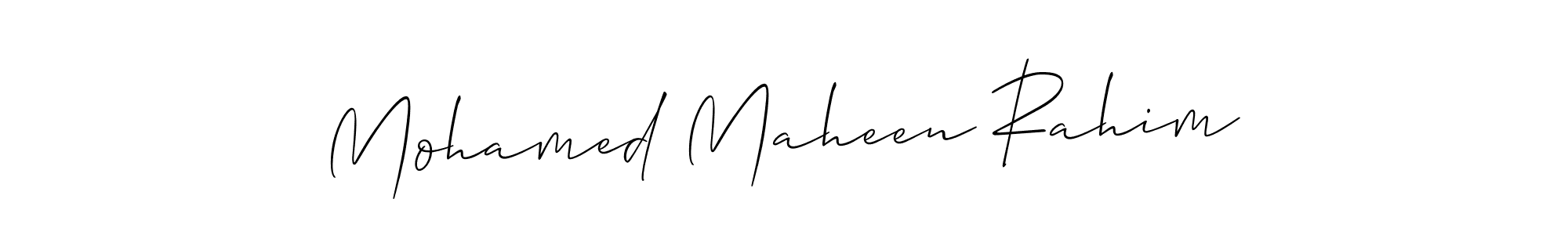 Check out images of Autograph of Mohamed Maheen Rahim name. Actor Mohamed Maheen Rahim Signature Style. Allison_Script is a professional sign style online. Mohamed Maheen Rahim signature style 2 images and pictures png