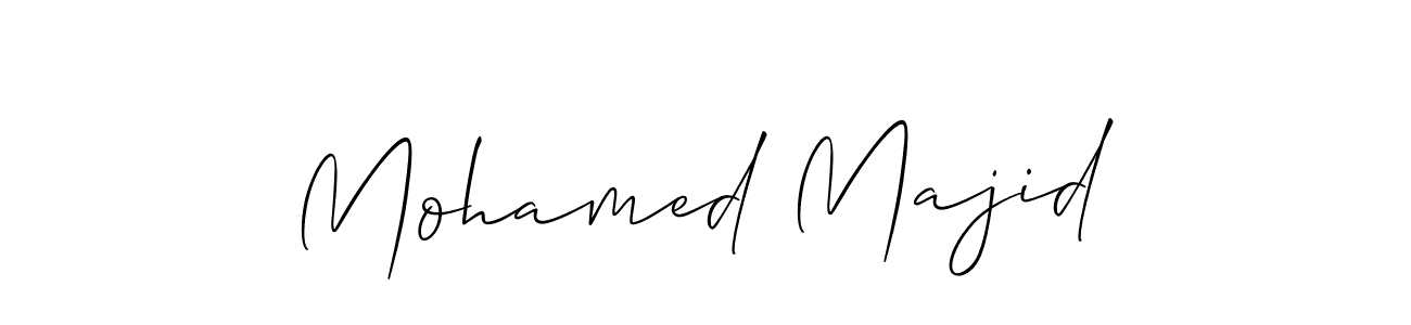 Mohamed Majid stylish signature style. Best Handwritten Sign (Allison_Script) for my name. Handwritten Signature Collection Ideas for my name Mohamed Majid. Mohamed Majid signature style 2 images and pictures png