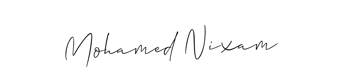 Make a beautiful signature design for name Mohamed Nixam. Use this online signature maker to create a handwritten signature for free. Mohamed Nixam signature style 2 images and pictures png