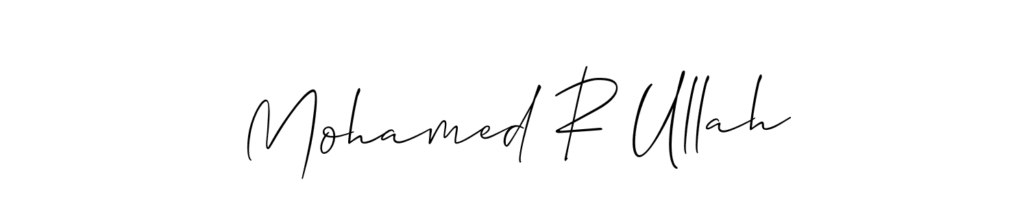 Best and Professional Signature Style for Mohamed R Ullah. Allison_Script Best Signature Style Collection. Mohamed R Ullah signature style 2 images and pictures png