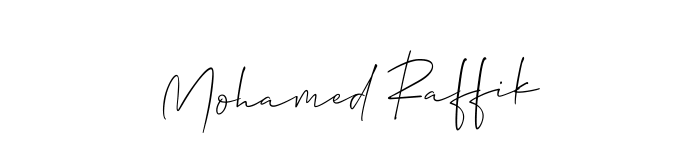 if you are searching for the best signature style for your name Mohamed Raffik. so please give up your signature search. here we have designed multiple signature styles  using Allison_Script. Mohamed Raffik signature style 2 images and pictures png