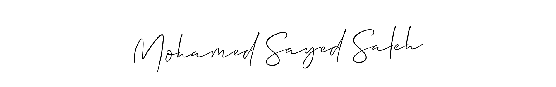 This is the best signature style for the Mohamed Sayed Saleh name. Also you like these signature font (Allison_Script). Mix name signature. Mohamed Sayed Saleh signature style 2 images and pictures png