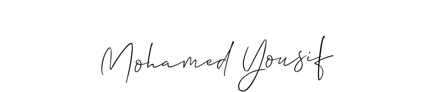 if you are searching for the best signature style for your name Mohamed Yousif. so please give up your signature search. here we have designed multiple signature styles  using Allison_Script. Mohamed Yousif signature style 2 images and pictures png