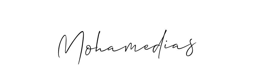 How to Draw Mohamedias signature style? Allison_Script is a latest design signature styles for name Mohamedias. Mohamedias signature style 2 images and pictures png