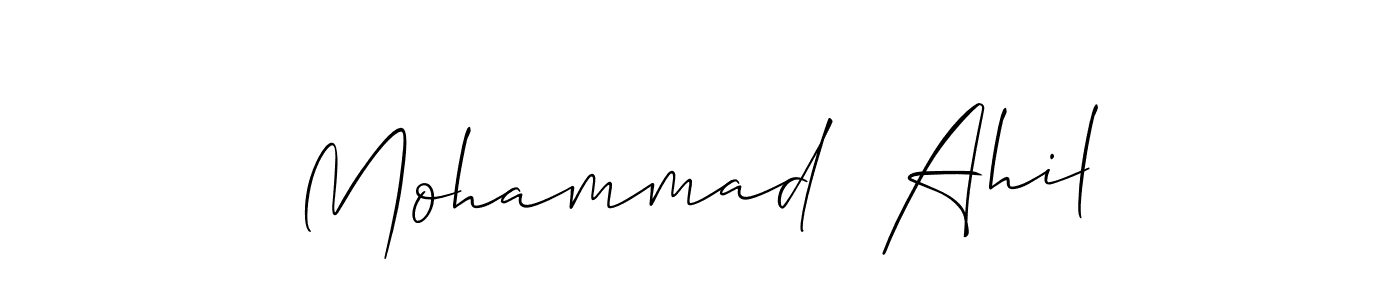 Here are the top 10 professional signature styles for the name Mohammad  Ahil. These are the best autograph styles you can use for your name. Mohammad  Ahil signature style 2 images and pictures png