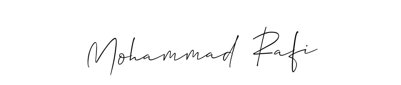 Design your own signature with our free online signature maker. With this signature software, you can create a handwritten (Allison_Script) signature for name Mohammad  Rafi. Mohammad  Rafi signature style 2 images and pictures png