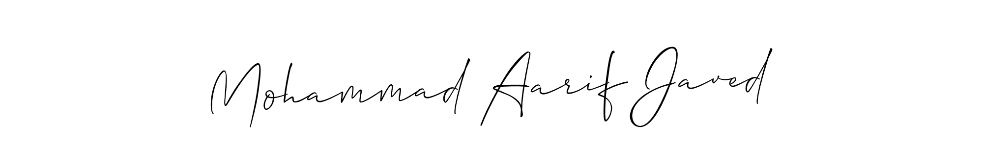 Make a beautiful signature design for name Mohammad Aarif Javed. Use this online signature maker to create a handwritten signature for free. Mohammad Aarif Javed signature style 2 images and pictures png