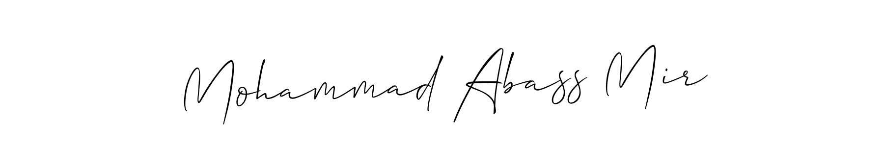 Check out images of Autograph of Mohammad Abass Mir name. Actor Mohammad Abass Mir Signature Style. Allison_Script is a professional sign style online. Mohammad Abass Mir signature style 2 images and pictures png