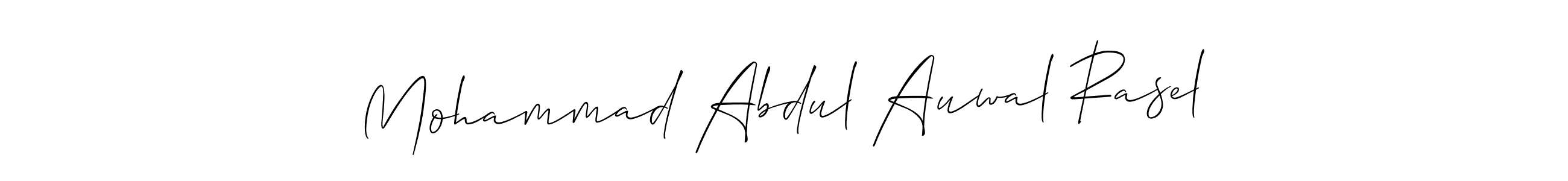 Also You can easily find your signature by using the search form. We will create Mohammad Abdul Auwal Rasel name handwritten signature images for you free of cost using Allison_Script sign style. Mohammad Abdul Auwal Rasel signature style 2 images and pictures png