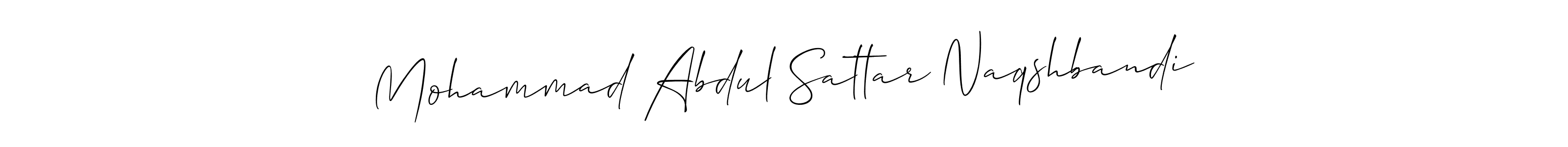 Also You can easily find your signature by using the search form. We will create Mohammad Abdul Sattar Naqshbandi name handwritten signature images for you free of cost using Allison_Script sign style. Mohammad Abdul Sattar Naqshbandi signature style 2 images and pictures png