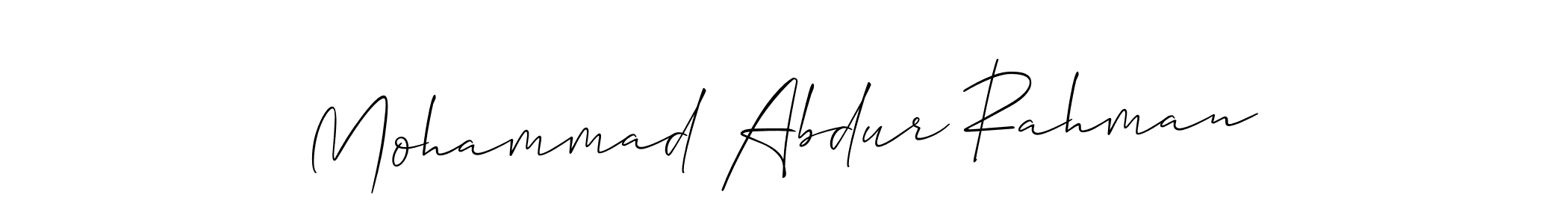 Once you've used our free online signature maker to create your best signature Allison_Script style, it's time to enjoy all of the benefits that Mohammad Abdur Rahman name signing documents. Mohammad Abdur Rahman signature style 2 images and pictures png