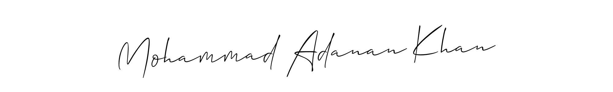 Once you've used our free online signature maker to create your best signature Allison_Script style, it's time to enjoy all of the benefits that Mohammad Adanan Khan name signing documents. Mohammad Adanan Khan signature style 2 images and pictures png