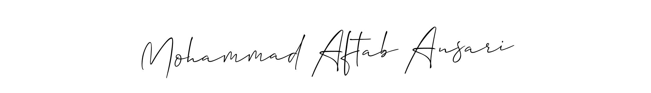 You can use this online signature creator to create a handwritten signature for the name Mohammad Aftab Ansari. This is the best online autograph maker. Mohammad Aftab Ansari signature style 2 images and pictures png