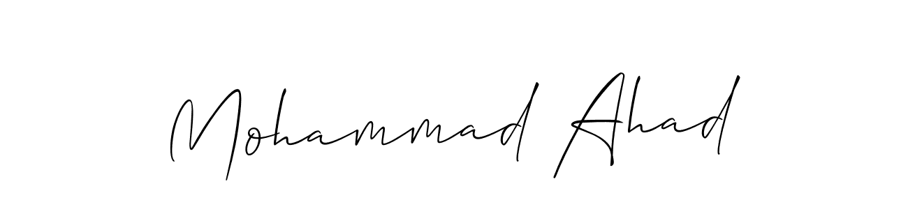 See photos of Mohammad Ahad official signature by Spectra . Check more albums & portfolios. Read reviews & check more about Allison_Script font. Mohammad Ahad signature style 2 images and pictures png
