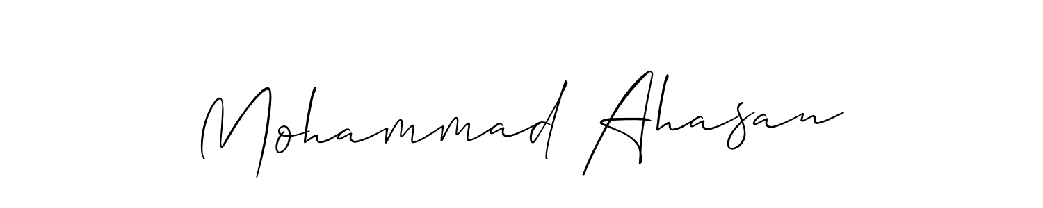 Make a beautiful signature design for name Mohammad Ahasan. Use this online signature maker to create a handwritten signature for free. Mohammad Ahasan signature style 2 images and pictures png