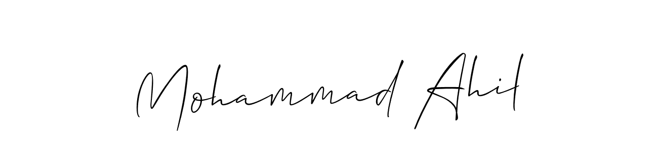 Here are the top 10 professional signature styles for the name Mohammad Ahil. These are the best autograph styles you can use for your name. Mohammad Ahil signature style 2 images and pictures png