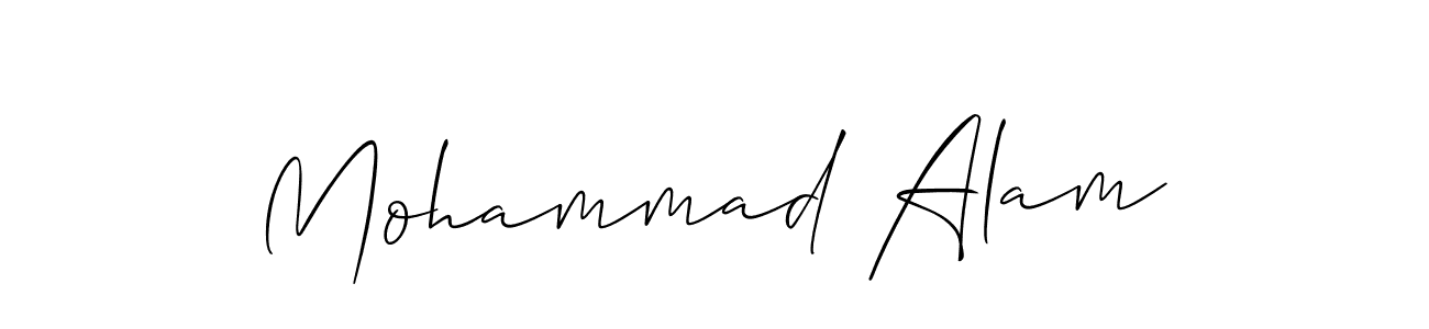 if you are searching for the best signature style for your name Mohammad Alam. so please give up your signature search. here we have designed multiple signature styles  using Allison_Script. Mohammad Alam signature style 2 images and pictures png