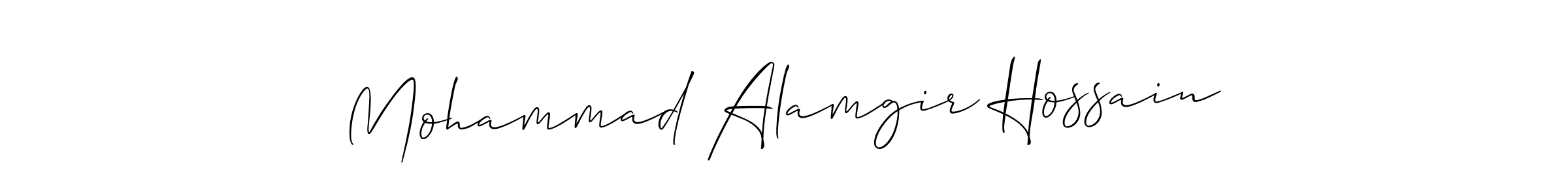 if you are searching for the best signature style for your name Mohammad Alamgir Hossain. so please give up your signature search. here we have designed multiple signature styles  using Allison_Script. Mohammad Alamgir Hossain signature style 2 images and pictures png