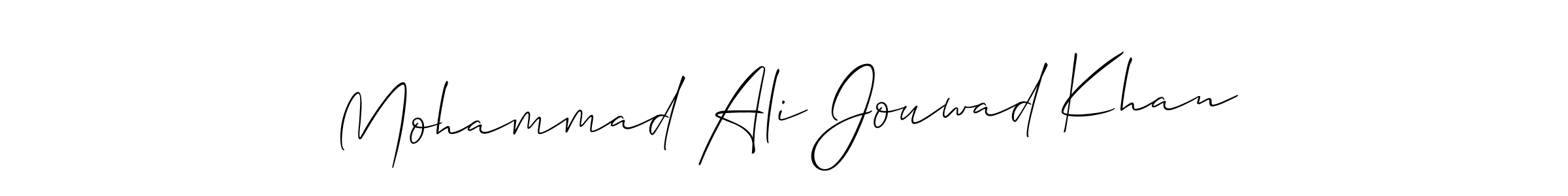 How to Draw Mohammad Ali Jouwad Khan signature style? Allison_Script is a latest design signature styles for name Mohammad Ali Jouwad Khan. Mohammad Ali Jouwad Khan signature style 2 images and pictures png