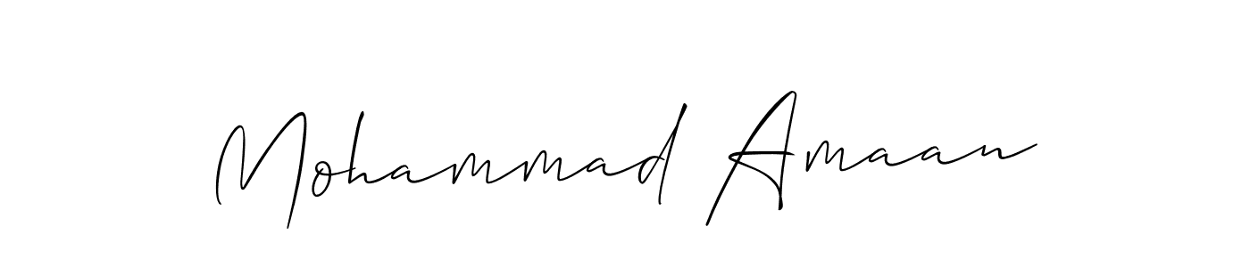 Best and Professional Signature Style for Mohammad Amaan. Allison_Script Best Signature Style Collection. Mohammad Amaan signature style 2 images and pictures png