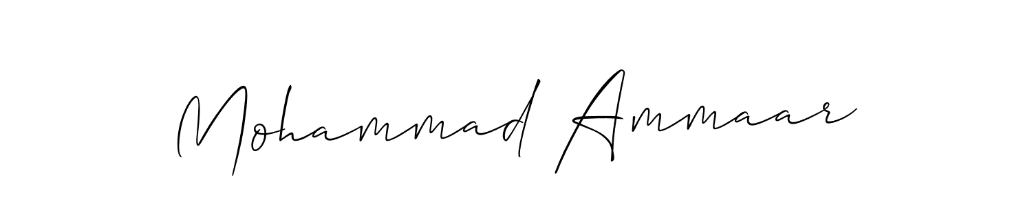 Once you've used our free online signature maker to create your best signature Allison_Script style, it's time to enjoy all of the benefits that Mohammad Ammaar name signing documents. Mohammad Ammaar signature style 2 images and pictures png