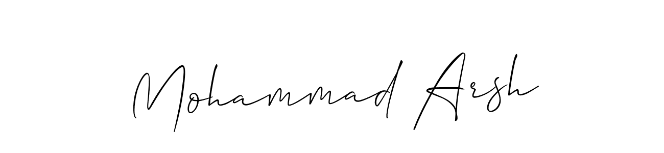 if you are searching for the best signature style for your name Mohammad Arsh. so please give up your signature search. here we have designed multiple signature styles  using Allison_Script. Mohammad Arsh signature style 2 images and pictures png