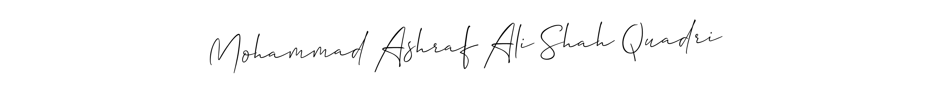 Create a beautiful signature design for name Mohammad Ashraf Ali Shah Quadri. With this signature (Allison_Script) fonts, you can make a handwritten signature for free. Mohammad Ashraf Ali Shah Quadri signature style 2 images and pictures png