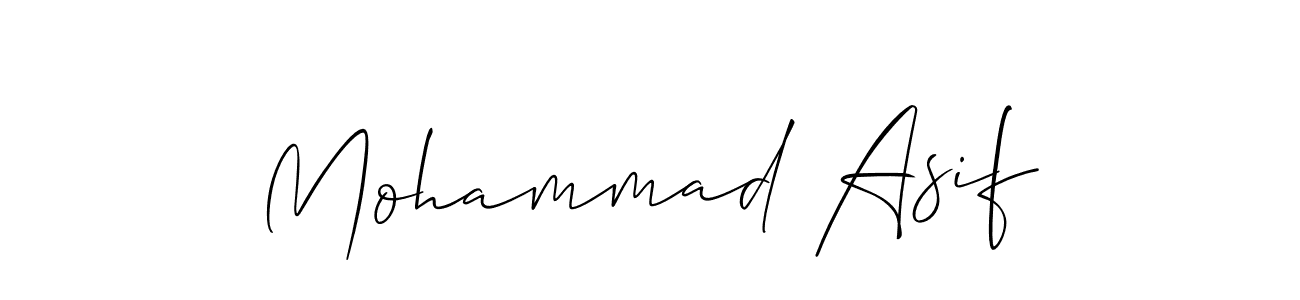 Best and Professional Signature Style for Mohammad Asif. Allison_Script Best Signature Style Collection. Mohammad Asif signature style 2 images and pictures png