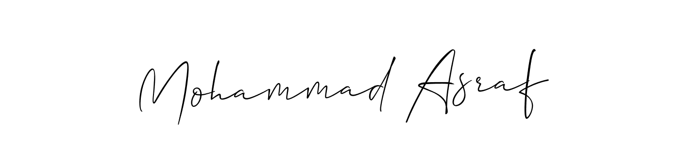 Also You can easily find your signature by using the search form. We will create Mohammad Asraf name handwritten signature images for you free of cost using Allison_Script sign style. Mohammad Asraf signature style 2 images and pictures png