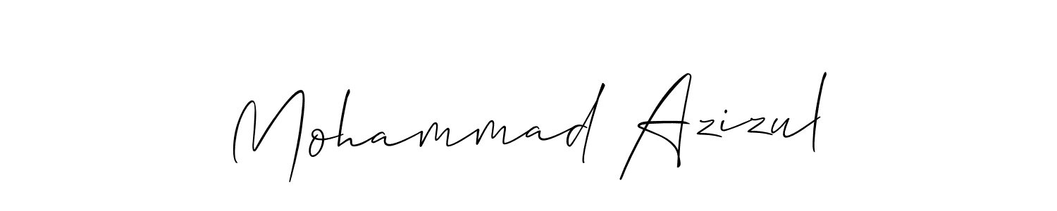 Best and Professional Signature Style for Mohammad Azizul. Allison_Script Best Signature Style Collection. Mohammad Azizul signature style 2 images and pictures png