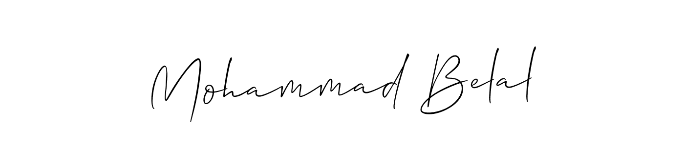 Design your own signature with our free online signature maker. With this signature software, you can create a handwritten (Allison_Script) signature for name Mohammad Belal. Mohammad Belal signature style 2 images and pictures png