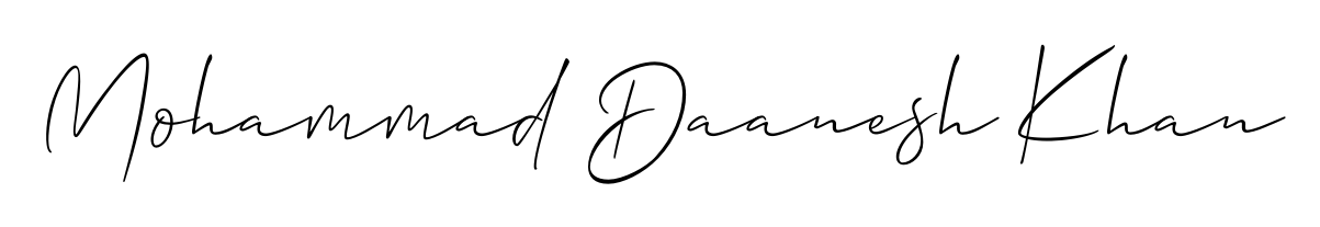 Upgrade your professional image with Mohammad Daanesh Khan signature created with Allison_Script font. Fast, free, and watermark-free download. Mohammad Daanesh Khan signature style 2 images and pictures png
