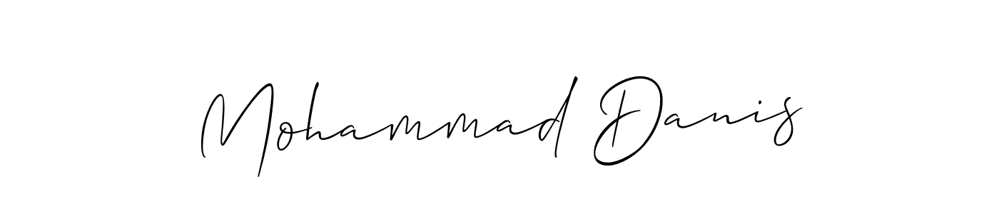 Make a beautiful signature design for name Mohammad Danis. Use this online signature maker to create a handwritten signature for free. Mohammad Danis signature style 2 images and pictures png