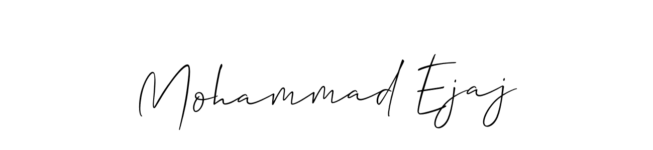 Also You can easily find your signature by using the search form. We will create Mohammad Ejaj name handwritten signature images for you free of cost using Allison_Script sign style. Mohammad Ejaj signature style 2 images and pictures png