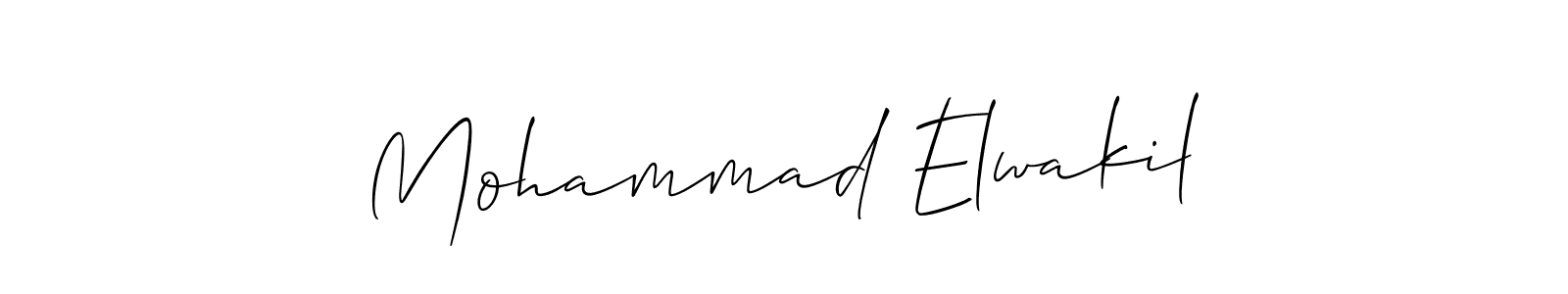 Make a beautiful signature design for name Mohammad Elwakil. Use this online signature maker to create a handwritten signature for free. Mohammad Elwakil signature style 2 images and pictures png