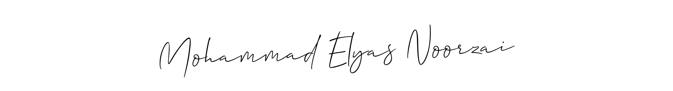 Also we have Mohammad Elyas Noorzai name is the best signature style. Create professional handwritten signature collection using Allison_Script autograph style. Mohammad Elyas Noorzai signature style 2 images and pictures png