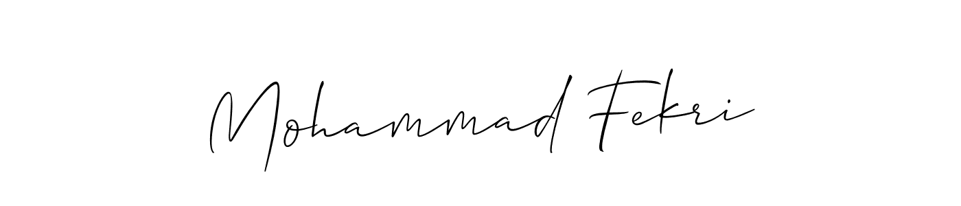 Also You can easily find your signature by using the search form. We will create Mohammad Fekri name handwritten signature images for you free of cost using Allison_Script sign style. Mohammad Fekri signature style 2 images and pictures png